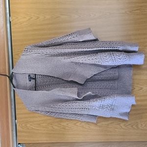 Gray women's cardigan